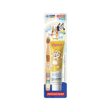 Imagem de Kit Escova e Pasta de Dentes Infantil Bluey - Dentalclean Cor da Escov