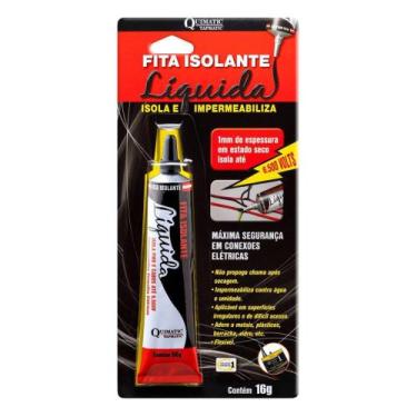 Imagem de Fita Isolante Líquida Preta Tapmatic 16g