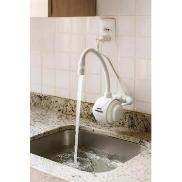 Imagem de Torneira Eletrica Lorenzetti Versatil Branca 5500w 220v