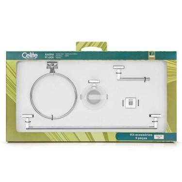 Imagem de Kit de Acessórios com 5 Peças Up Celite Cromado