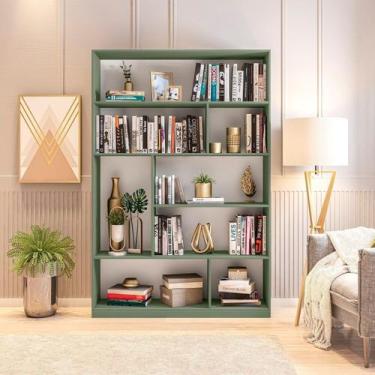 Imagem de Estante de Livros 120CMX180CM 4 Prateleiras Seattle Yescasa Verde