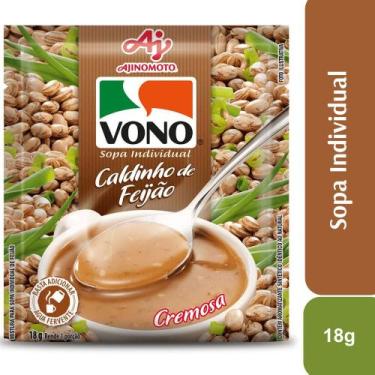 Imagem de Sopa Individual Cremosa Caldinho de Feijão Vono Pacote 18g