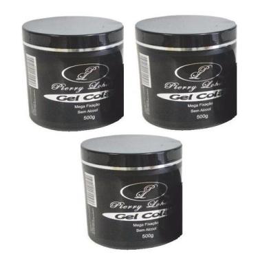Imagem de 3x PIERRY LOHAN 500G Gel Cola - Gel para Penteados