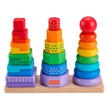 Imagem de Torre de Atividade de Madeira Fisher-Price - Mattel