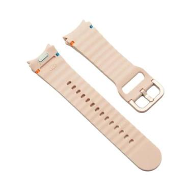 Imagem de Pulseira De Silicone Para Samsung Galaxy Watch 7 6 5 4 Classic 47mm 43