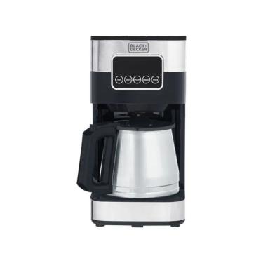 Imagem de Cafeteira Elétrica Programável Black + Decker CM350G Aço Inox 38 Xícaras Preto 110V