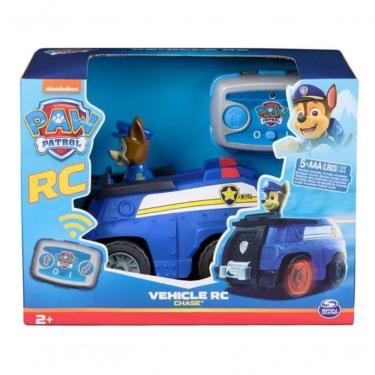 Imagem de Carrinho de Controle Remoto Chase Veículo Motorizado com Detalhes Personalizados Azul Sunny Brinquedos 16CM