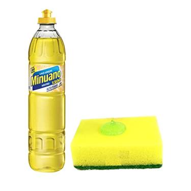 Imagem de Detergente Minuano Amarelo 500ml Neutro (10 Unidades)