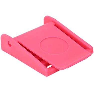 Imagem de Fivela de cinto de peso de plástico, fivela de cinto de peso de mergulho resistente à corrosão forte e durável com 3 slots para pesca e mergulho livre para mergulho com snorkel(Cor de rosa)