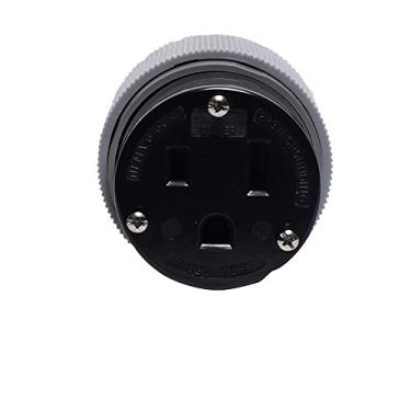 Imagem de Eaton 6709N Conector de alimentação 50 Amp 250V 6-50, cinza e preto