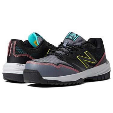 Imagem de New Balance Tênis industrial feminino 589v1, Preto/chumbo, 9 X-Wide