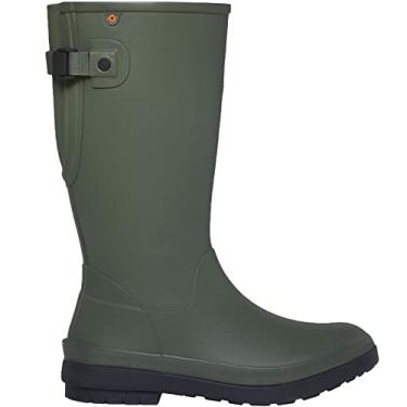 Imagem de BOGS Bota feminina Amanda II alta impermeável para chuva, Cinza verde, 35