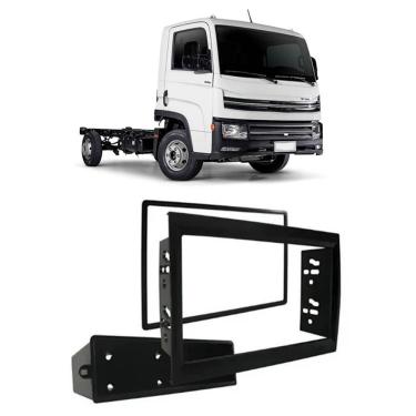 Imagem de Moldura Painel 1 Din e 2 Din VW Delivery  7" Polegadas 2017 em Diante - Preto