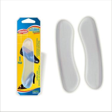 Imagem de Kit 5 pares - Protetor de Calcanhar - Silicone - Transparente - Adesiva