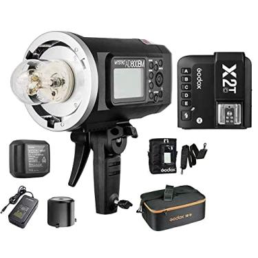 Imagem de Godox AD600BM Bowens Mount com acionador Godox X2T-C 600Ws GN87 HSS Flash externo 2.4G Sistema X sem fio, bateria de 8700mAh, bolsa de transporte Godox CB-09 e bolsa portátil Godox PB-600