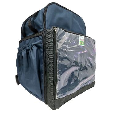 Imagem de Mochila Bag entregador, Bolsão de delivery - Azul Marinho