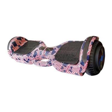 Imagem de Hoverboard Esporte Skate Elétrico Adesivo America - Usa Nº3
