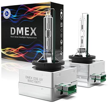 Imagem de DMEX D3S HID Farol Lâmpadas Xenon 4300K Branco Quente 35W Substituição 66340 42403 42302 Farol - Pacote com 2