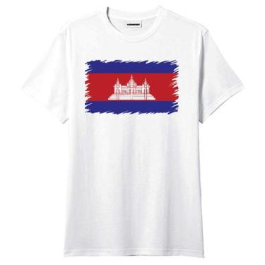Imagem de Camiseta Bandeira Cambodja - King Of Print