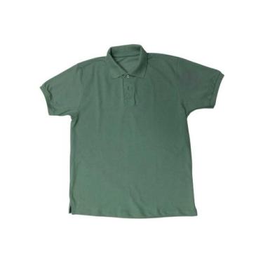 Imagem de Camiseta Gola Polo Masculina Verde Lisa - Wju Jeans
