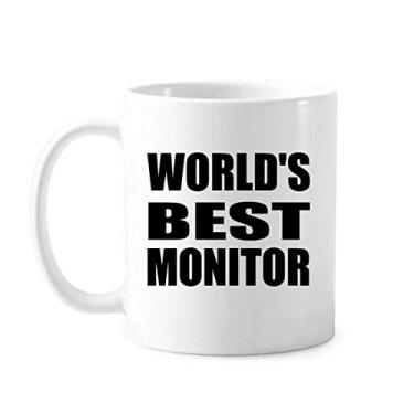 Imagem de World's Best Monitor de Formatura Caneca Cerâmica Cerâmica Copo de Porcelana