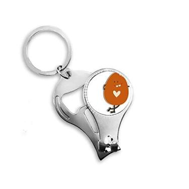 Imagem de Festival da religião de Páscoa marrom ovo alicate anel chaveiro abridor de garrafa cortador