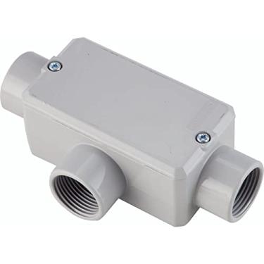 Imagem de Condulete fixo 2'' tipo ''T'' - com tampa/rosca NPT/com pintura eletrostática a pó Caixas de derivação Tramontina 5610604