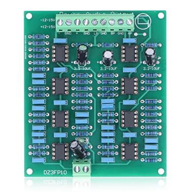 Imagem de Módulo de Pré-amplificador Pré-amplificador Placa de Pré-amplificador Módulo de Pré-amplificador 3 Canais NE5532 Agudos Ajustáveis ​​Midrange Bass Output