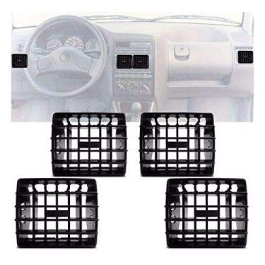 Imagem de kit Difusor de Ar Gol Voyage Parati Saveiro Bola 1995 a 1999 Preto