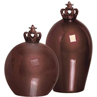 Imagem de Duo Pote Monaco/lisboa T. Coroa Ceramicas Pegorin Cobre