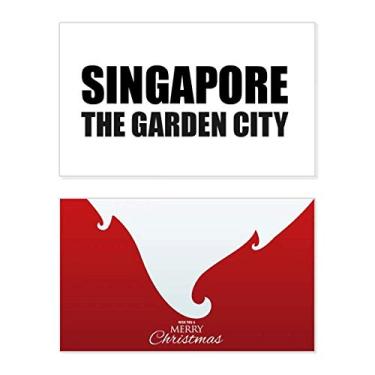 Imagem de Cingapura The Garden City Holiday Holiday Merry Christmas Parabéns Card Christmas Letter Message