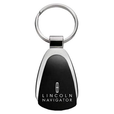 Imagem de Chaveiro Lincoln Navigator preto de metal com caimento