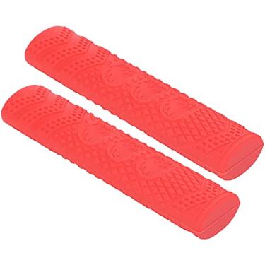 Imagem de Wosune Capa de freio de mão para bicicleta, capa de proteção de alavanca de freio antiderrapante conveniente para entusiastas de ciclismo (vermelho)
