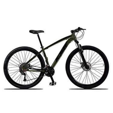 Imagem de Bicicleta Aro 29 KSW XLT Altus 24v e Trava,15,Verde Pérola Preto