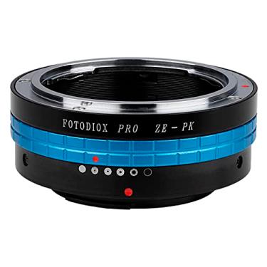 Imagem de Adaptador de montagem de lente Fotodiox Pro, para lentes Mamiya ZE (35mm) para câmeras DSLR Pentax K-Mount (PK)