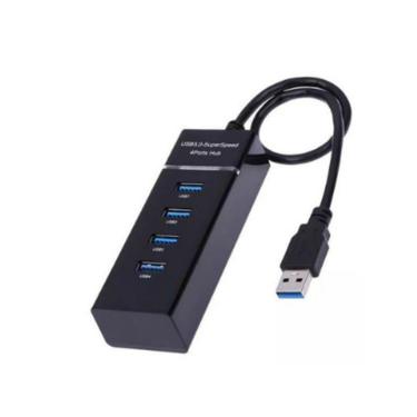 Imagem de Hub Usb 3.0 Super Rapido 4 Portas Hs-118 Rube Usbe 4Porta