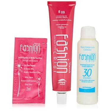 Imagem de Mini Kit Fashion Color N. 10.1+Ox.30Vol 60 ml-New, Yama, Rosa
