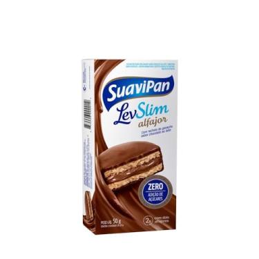 Imagem de Alfajor LevSlim Chocolate ao Leite 25G Suavipan