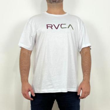Imagem de Camiseta Rvca  Branco Tamanho Grande Branca - Masculino