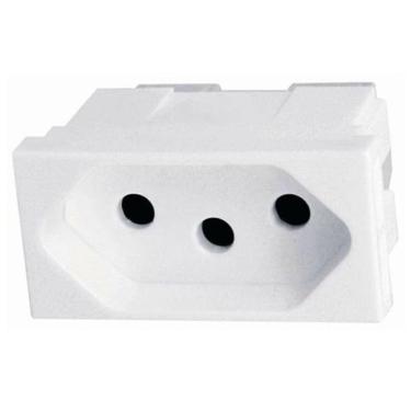 Imagem de Módulo Tomada Legrand Pial Plus+ - 2P+T - 20A - Branco - 615060