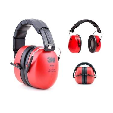 Imagem de Kit 2 Protetor Auricular 3m Abafador De Ruído Concha Muffler