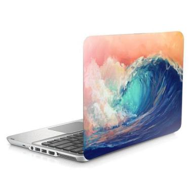 Imagem de Skin Adesivo Protetor Para Notebook 17,3" Onda Quebrando Mar D29 - Ski