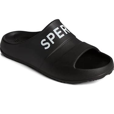 Imagem de Sperry Sandália masculina Float Slide logo sandália, preta, 45