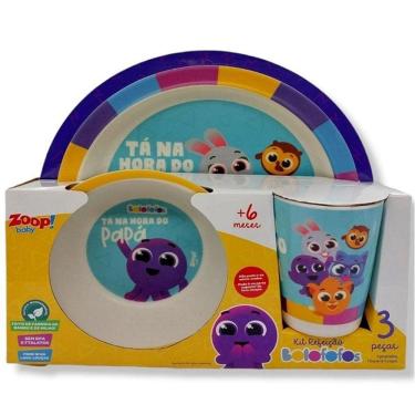 Imagem de Kit Refeiçao Bolofofos 3 Peças Zoop TOYS BF00015