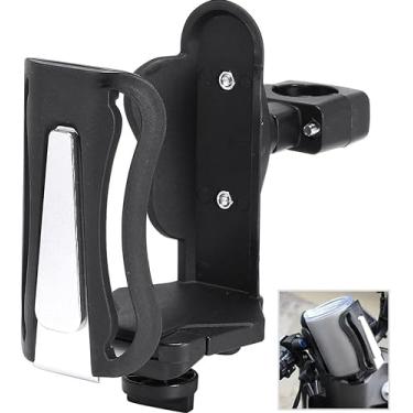 Imagem de GIDIBII Suporte de copo de motocicleta, garrafa de água ajustável para ATV UTV bicicleta motocicleta 22/25/28 mm suporte de guidão, prata
