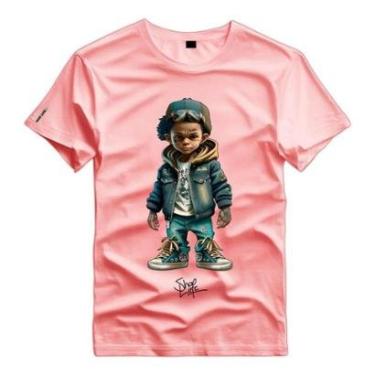 Imagem de Camiseta Personalizada Kid Rapper Tattoo Criança Style-Unissex