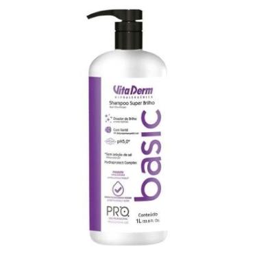 Imagem de Vita Derm Super Brilho Pro Basic Shampoo 1L-Unissex