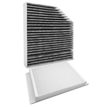 Imagem de Filtro de ar de cabine de carvão ativado adequado para Mercedes Benz C250/C300/C400/E300/E350/E400, adequado para GT43/GT53/C43/C63/C450/CLS53/E43/E53/E63 AMG 2015-2023 modelos selecionados, substitui