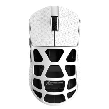 Imagem de ATTACK SHARK R3 Mouse para jogos sem fio de liga de magnésio superleve de 46 g, BT/2,4G/mouse de computador com fio, taxa de pesquisa de 8 KHz, sensor PAW3395 26K DPI programável para PC/laptop/Mac