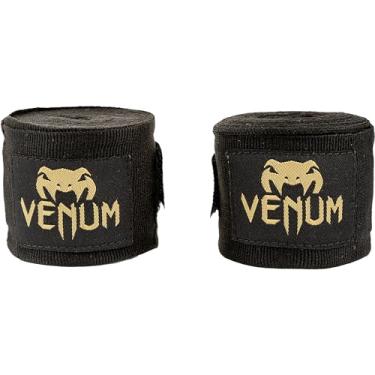 Imagem de Venum Kontact Boxe Handwraps - 4m - Preto/Dourado